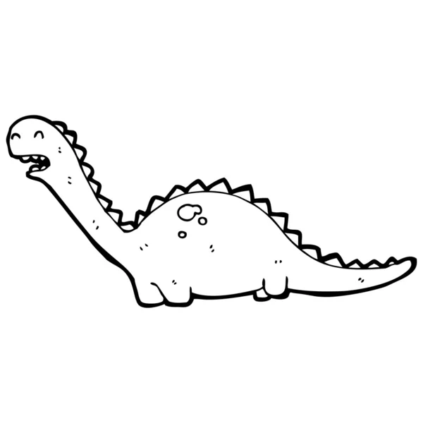 Dibujos animados de dinosaurios — Vector de stock