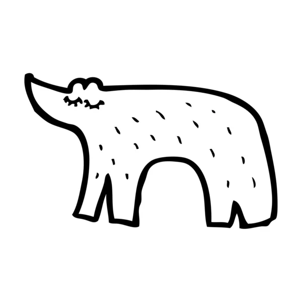 Urso polar bonito desenhos animados —  Vetores de Stock