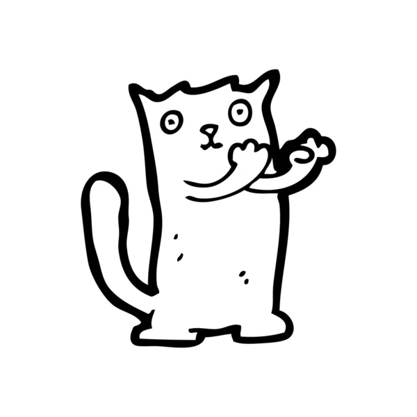 Chat dessin animé — Image vectorielle