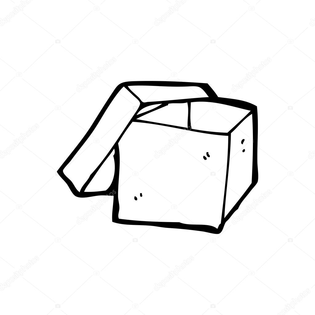 Empty box cartoon Stock Vector by ©lineartestpilot 19906845