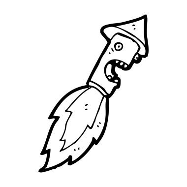 havai fişek karikatür