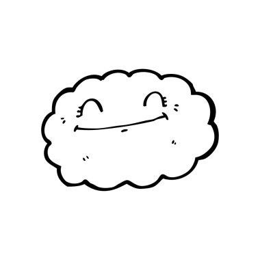 mutlu bulut karikatür