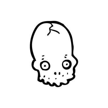 karikatür kafatası