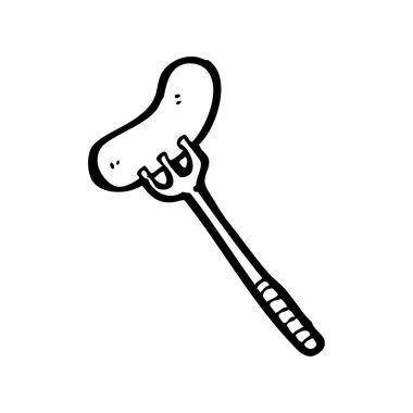 sosis sopa karikatür