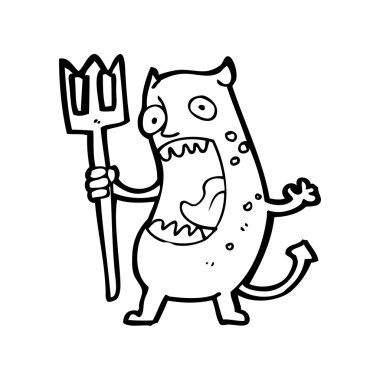 çirkin küçük şeytan çizgi film