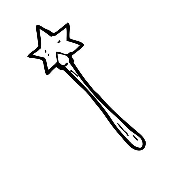 Fairy wand cartoon — Stock vektor