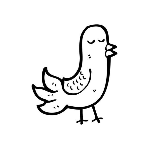 Pigeon cartoon — Stock Vector
