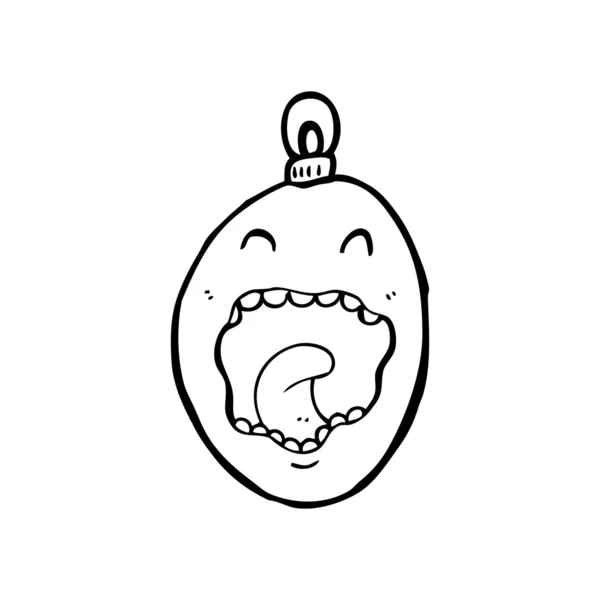 Cartoon bauble — Stockvector