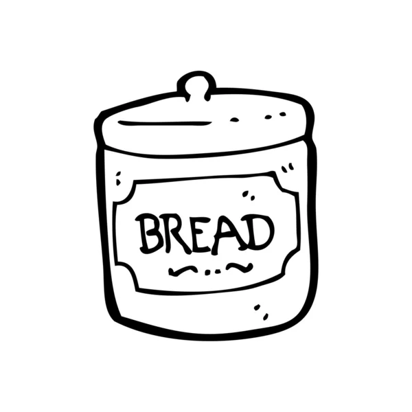 Bröd cartoon — Stock vektor