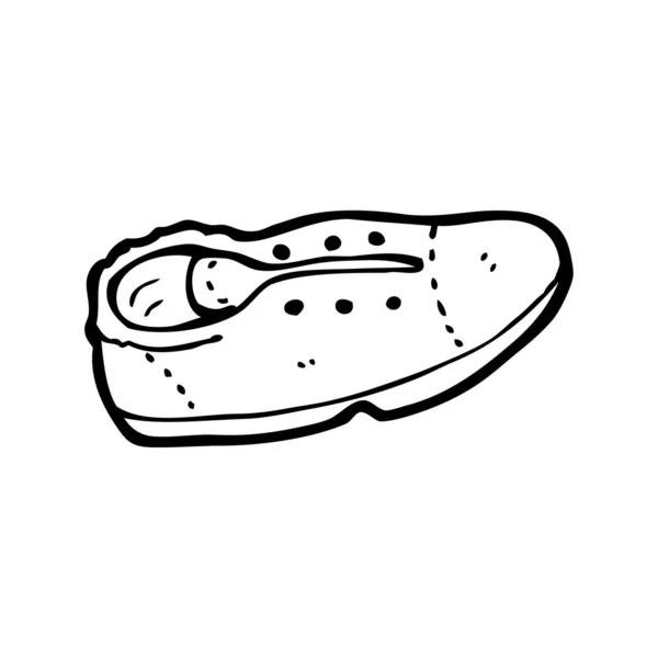 Caricature de chaussure — Image vectorielle