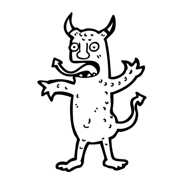 Cartoon demon — Stockvector