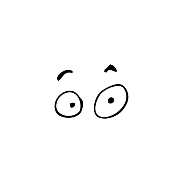 Ojos de dibujos animados — Vector de stock