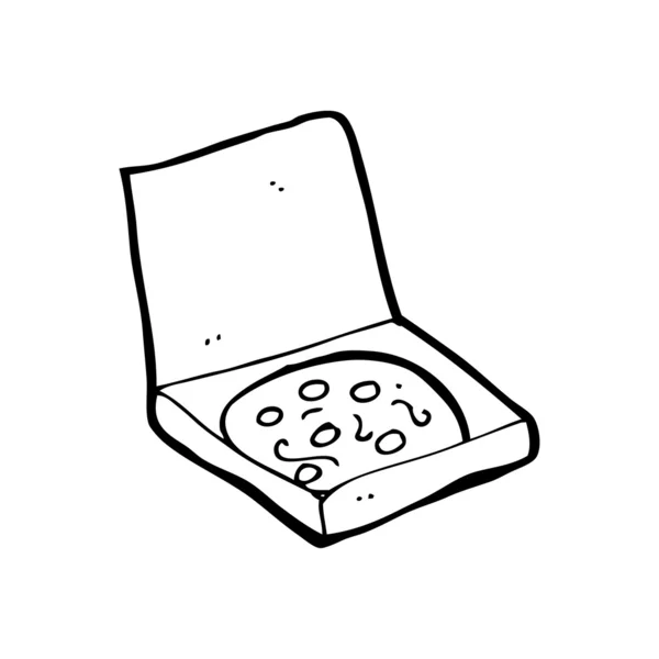 Karikatür pizza — Stok Vektör