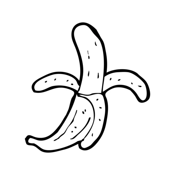 Desenhos animados de banana — Vetor de Stock