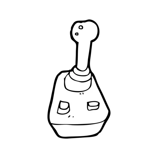 Desenho animado do joystick do computador — Vetor de Stock