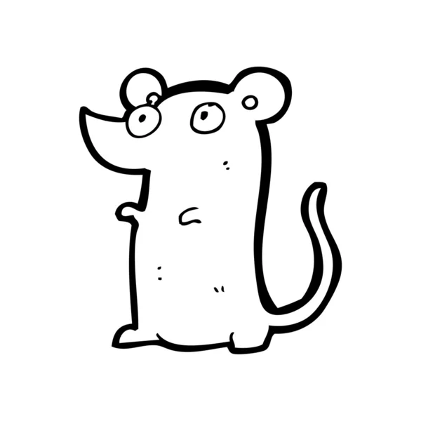 Roztomilá malá myší karikatury — Stockový vektor