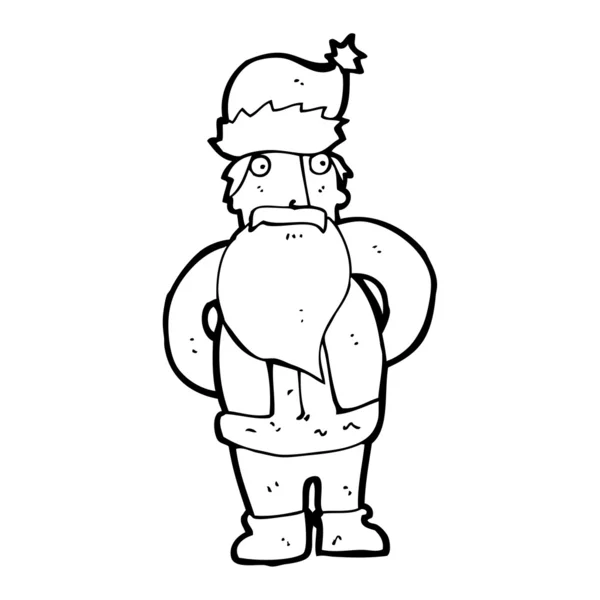 Caricatura de Santa Claus — Vector de stock