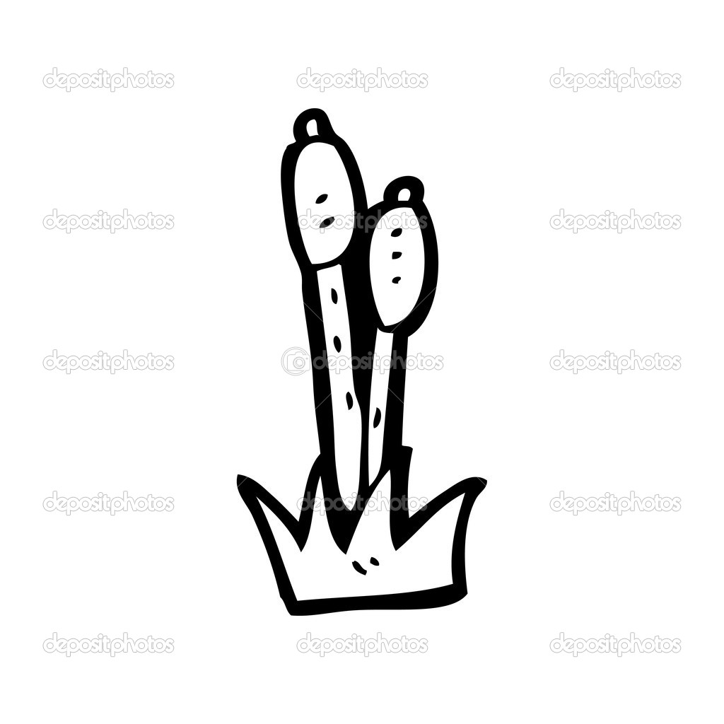 Reed bed cartoon Stock Vector by ©lineartestpilot 20007867