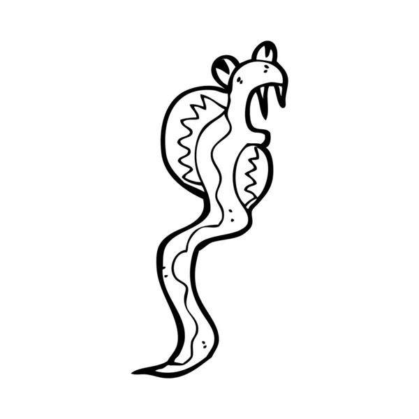 Serpente cartone animato — Vettoriale Stock