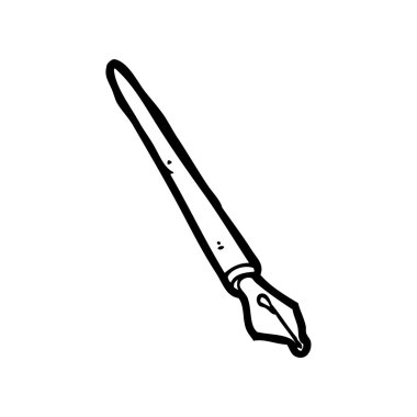 mürekkep kalem karikatür