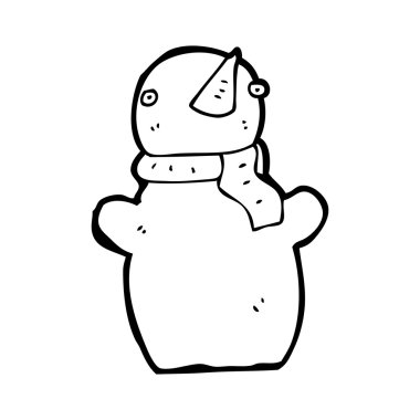 Tatlı kardan adam çizgi filmi