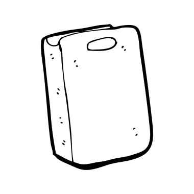 alışveriş çantası karikatür