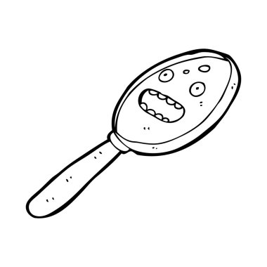 Özel Dedektif Büyüteç karikatür