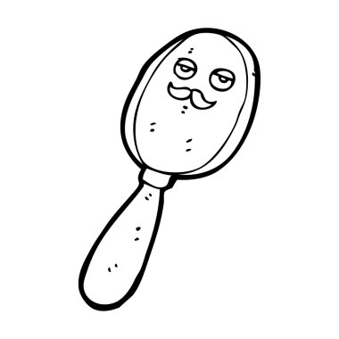 Büyüteç karikatür