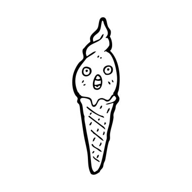 Ice scream karikatür