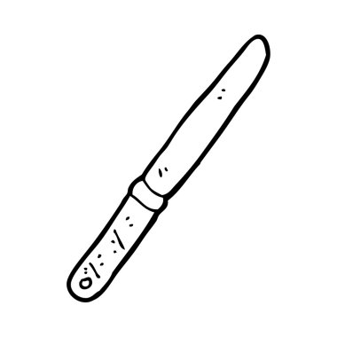 bıçak karikatürü