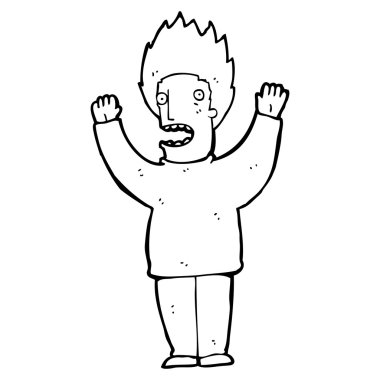 şok adam çizgi film