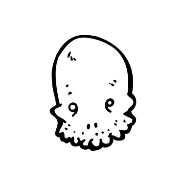 Funny halloween kafatası