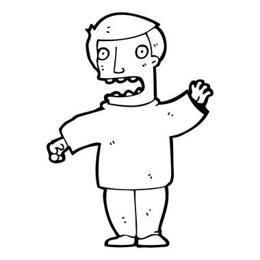 sallanan adam çizgi film