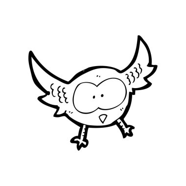 Uçan kuşu karikatür