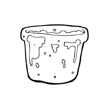 karikatür kil pot karikatür