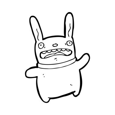 korkmuş tavşan çizgi film