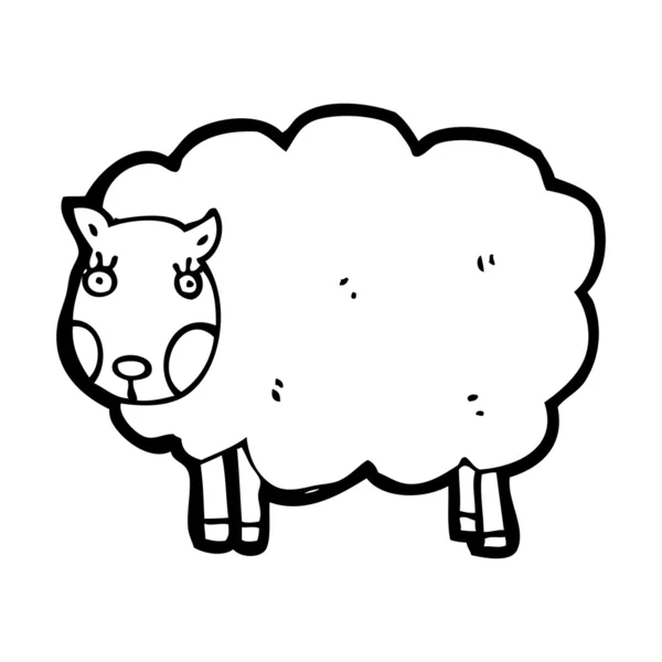 Bande dessinée moutons — Image vectorielle