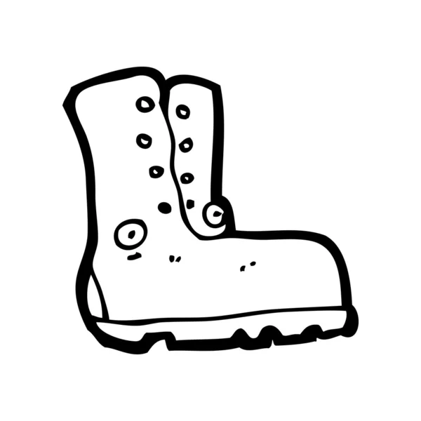 Old boot cartoon — Stock Vector