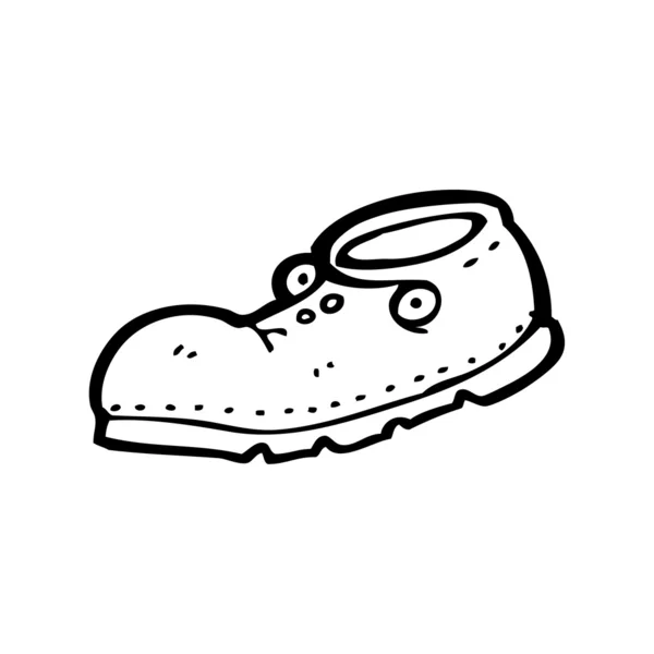 Sapato velho desenhos animados — Vetor de Stock