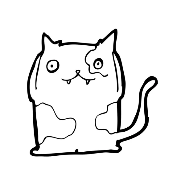 Kartun kucing - Stok Vektor
