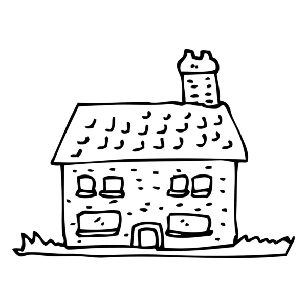 Cartoon huis — Stockvector