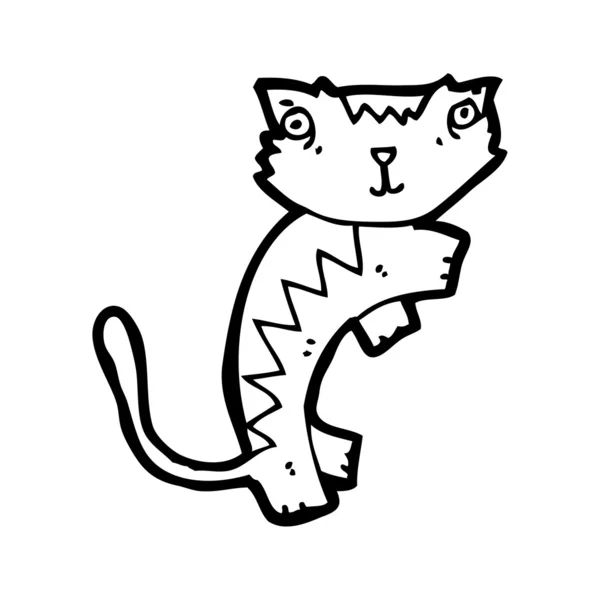 Chat dessin animé — Image vectorielle