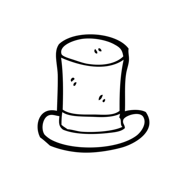 Vieux chapeau de bande dessinée — Image vectorielle