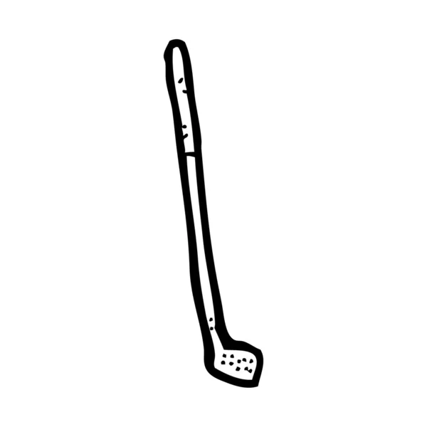 Club de golf dessin animé — Image vectorielle