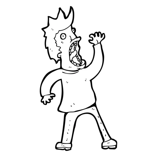 Screaming man cartoon — Wektor stockowy