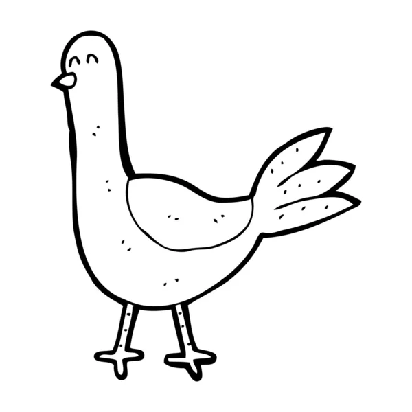 Карикатура на голубей — стоковый вектор