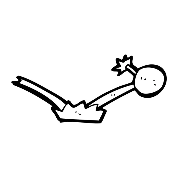 Bouncing bombe dessin animé — Image vectorielle