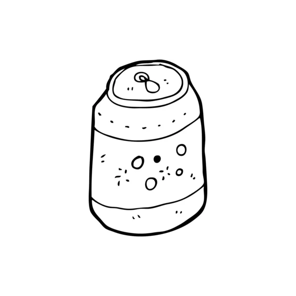 Cartoon soda can — Stock Vector