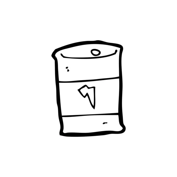 Soda může karikatura — Stockový vektor