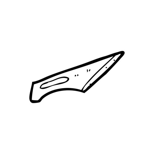 Desenhos animados da lâmina de bisturi — Vetor de Stock